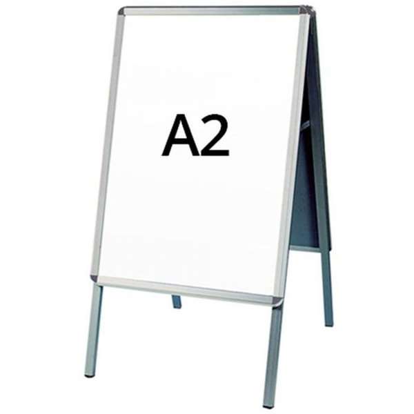 Alu-Line Rondo Informační Tabule - A2 - stříbrná