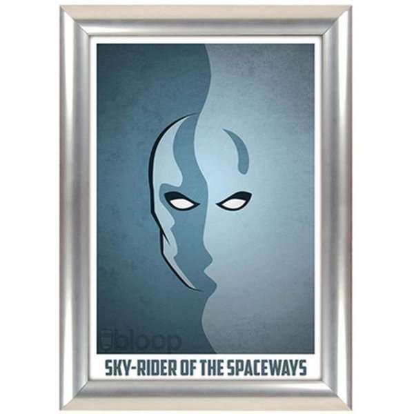Click frame with 25mm aluminum profile, steel look - 50x70 cm