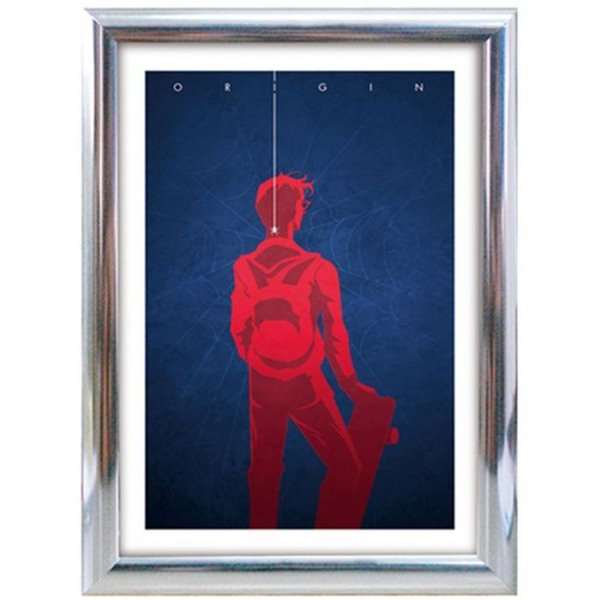 Click frame with 25mm aluminum profile, chrome - 50x70 cm