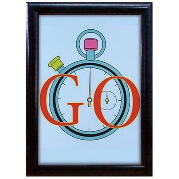 Click frame with 25mm aluminum profile, black - 50x70 cm