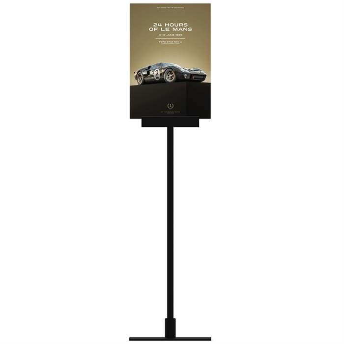 DSI Design Stand, bordskilt med akrylholder vertikal A5, Model 877