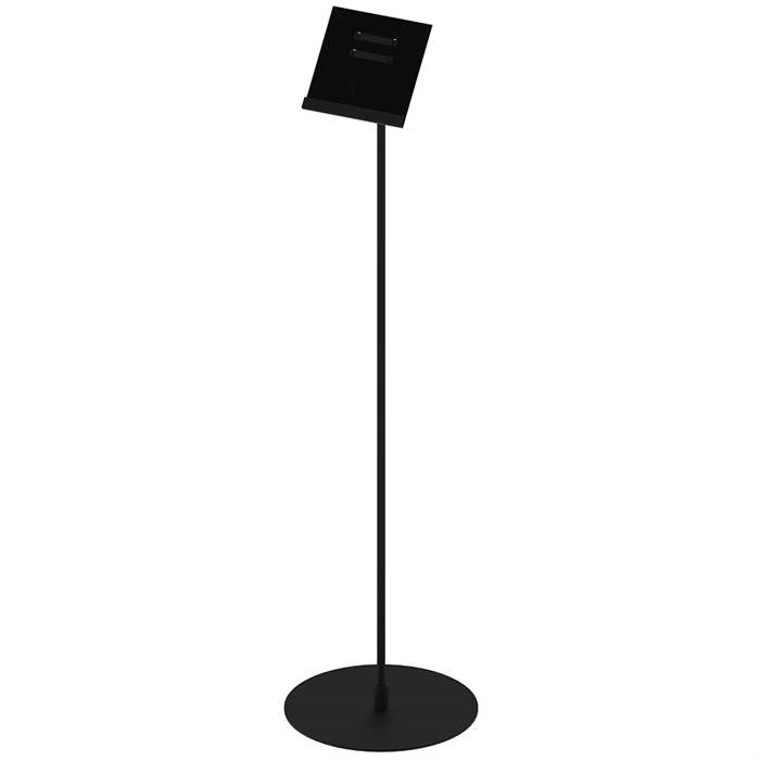 DSI Design Stand, gulv skilt med 50 grader vinklet holder, vertikal A4 akrylholder, Model 877