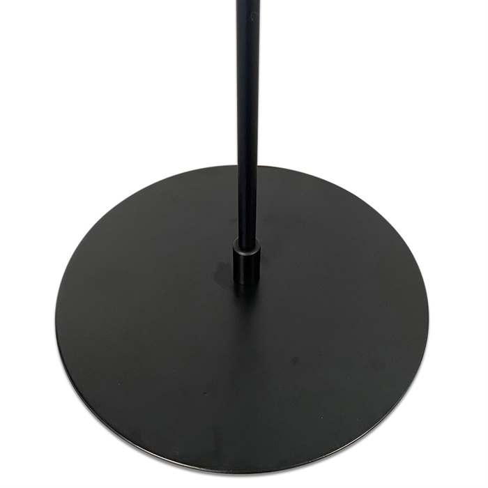 DSI Design Stand, gulv skilt med akrylholder, vertikal A4, sort, 132cm høj, Model 877