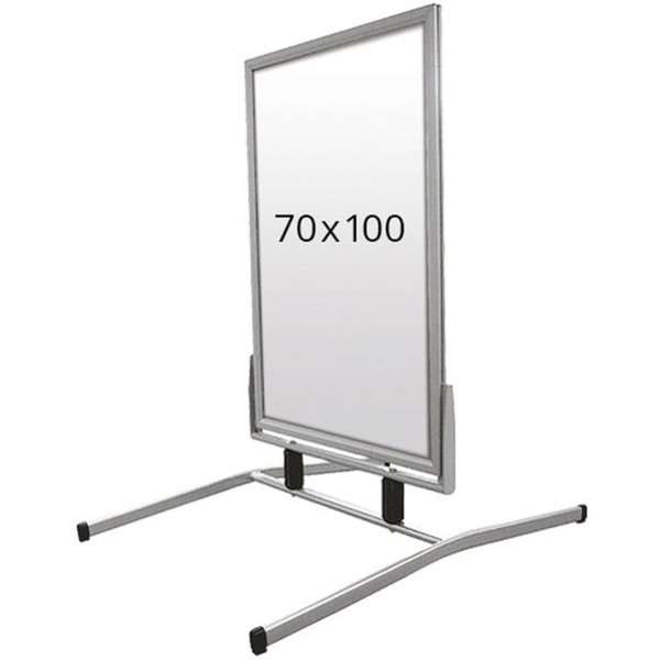 Wind-Line Basic Sidewalk Sign - 70x100 cm - Silver