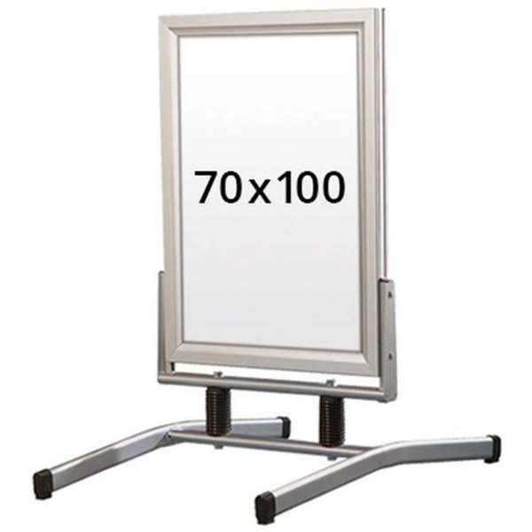 Wind-Line Lux Floor Sign - 70x100 cm - Silver