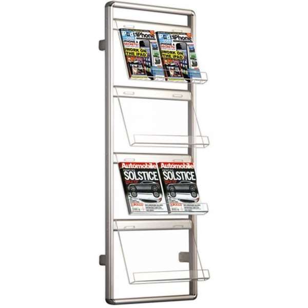 Info Line Wall Brochure Holder for wall - 8xA4 - 21x29.7 cm