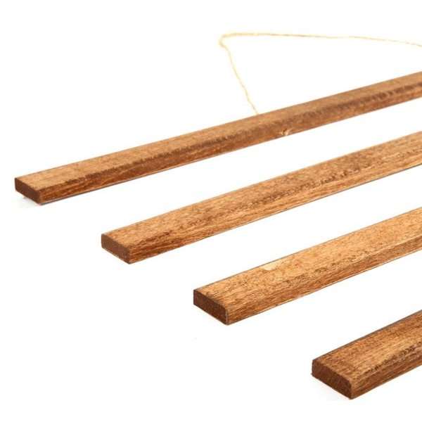 DSI Wood Poster Hanger i mørk bøg. plakatliste i træ, magnetisk - 30cm sæt, Model 457