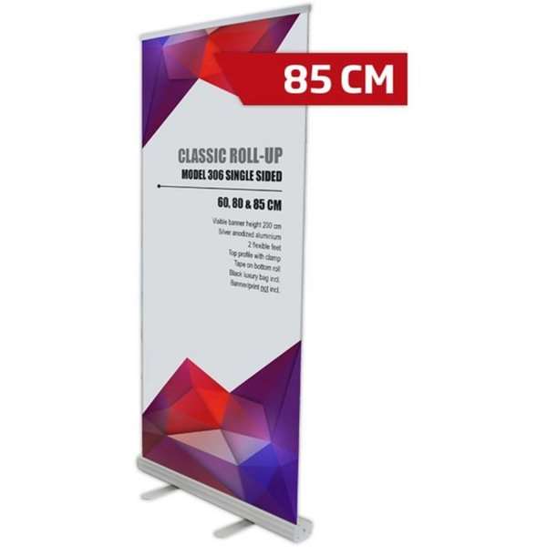 Roll-up classique unilatéral - 85x200 cm - argent