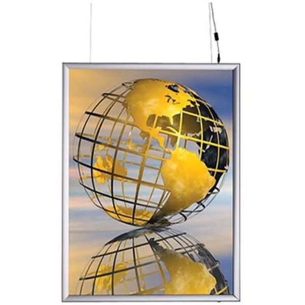 LED Ljusrams Dubbeltsidig - 50x70cm Vertikal