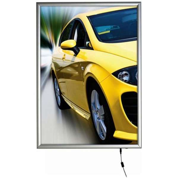 LED Lysramme Enkeltsidet - 70x100cm