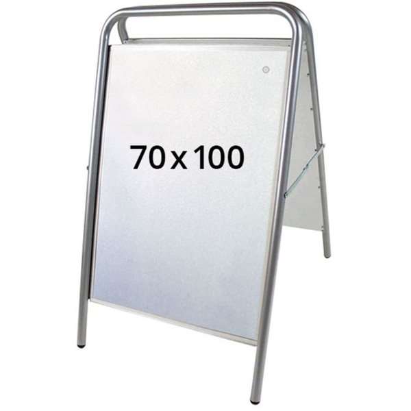 Expo Sign Lux Display Board - 70x100 cm - silver