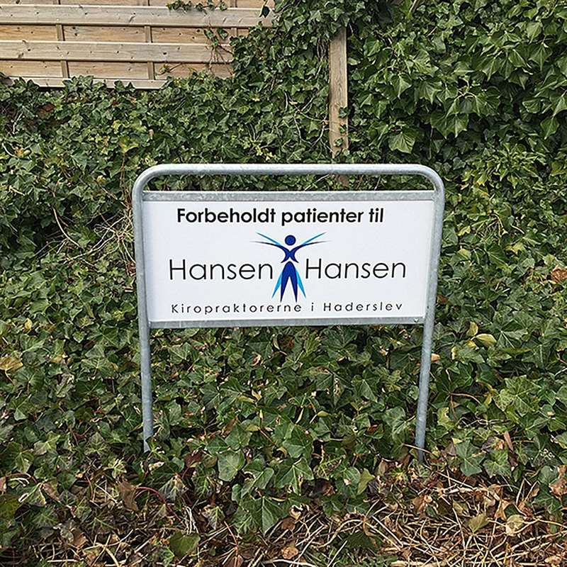 DSI Stor plade til Estate Sign Standard - 62,5 x 29,8 cm, Model 158