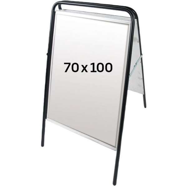 Expo Sign Standard Gadeskilt - 70x100 cm - svart