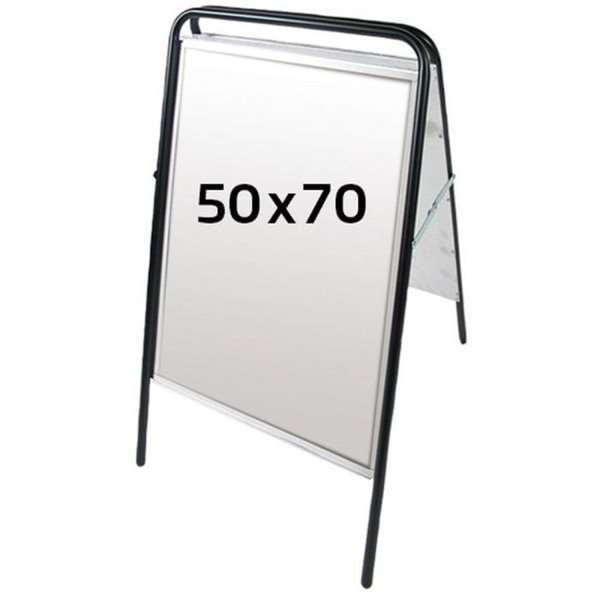 Expo Sign Standard Gadeskilt - 50x70 cm - svart