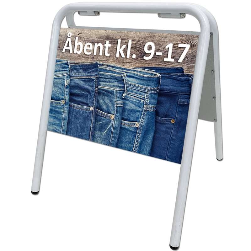 Expo Sign Display Sign, A3 white, for foil - alu plate