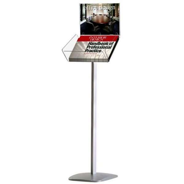 Expo Brochurestander con porta informazioni A4 orizzontale - A4 - 21x29,7 cm