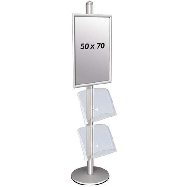 Multi Standaard 3 - Enkelzijdig Met 2 Acrylplanken 25mm 1x50x70cm