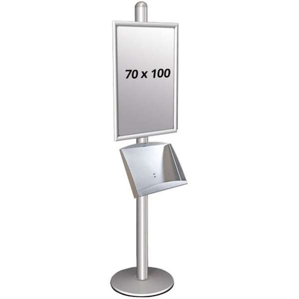 Multi Stand 1 - Single-sided with steel shelf 25mm 1x70x100