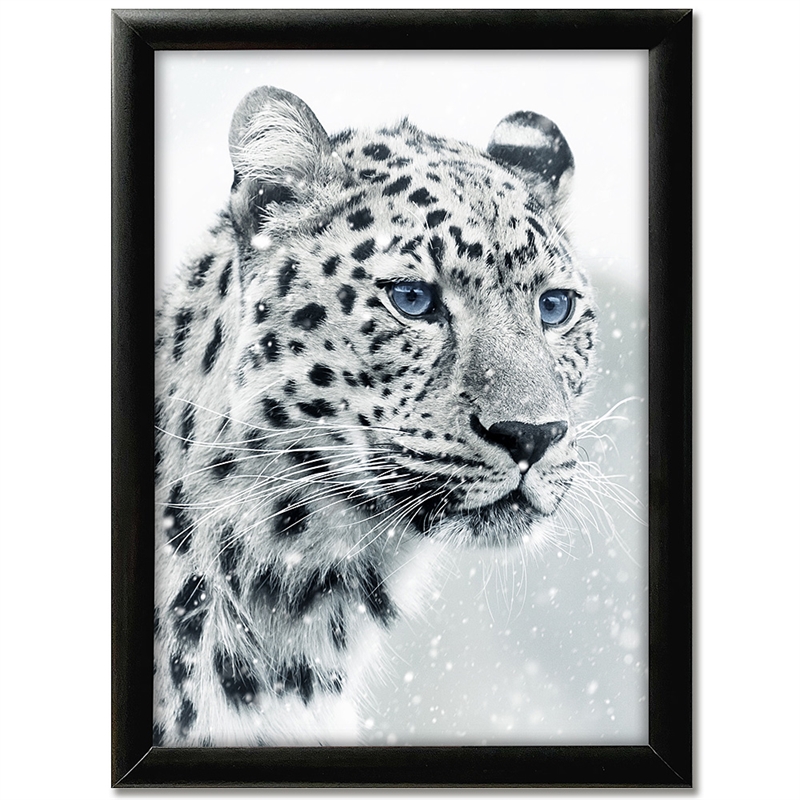 Click frame with 25mm aluminum profile, black - A5