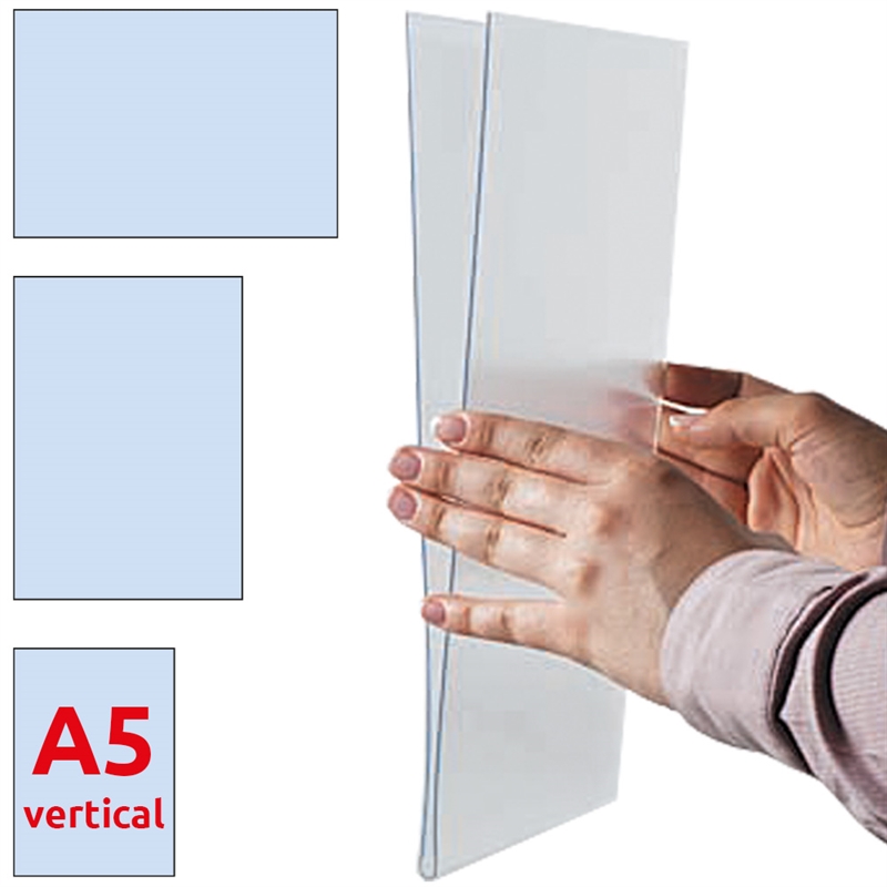 Designstativ, Akrylhållare A4, akryl, vertikal