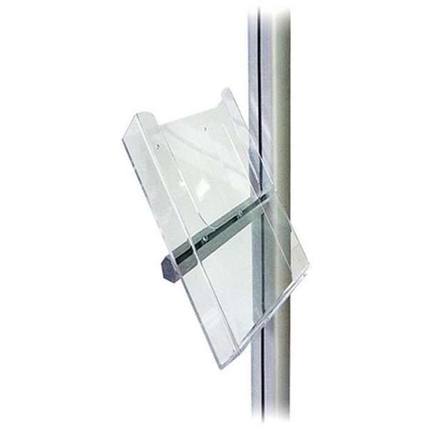 Multi Stander Akryl Brosjyreholder med alu beslag, M65