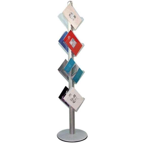 DSI Multistander brochureholder, enkeltsidet - 8xA4 - 21x29.7 cm, Model 922