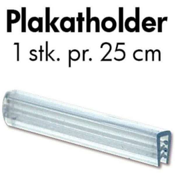 DSI Plast klemprofil 4cm. til Poster Hanger, klar, Model 277