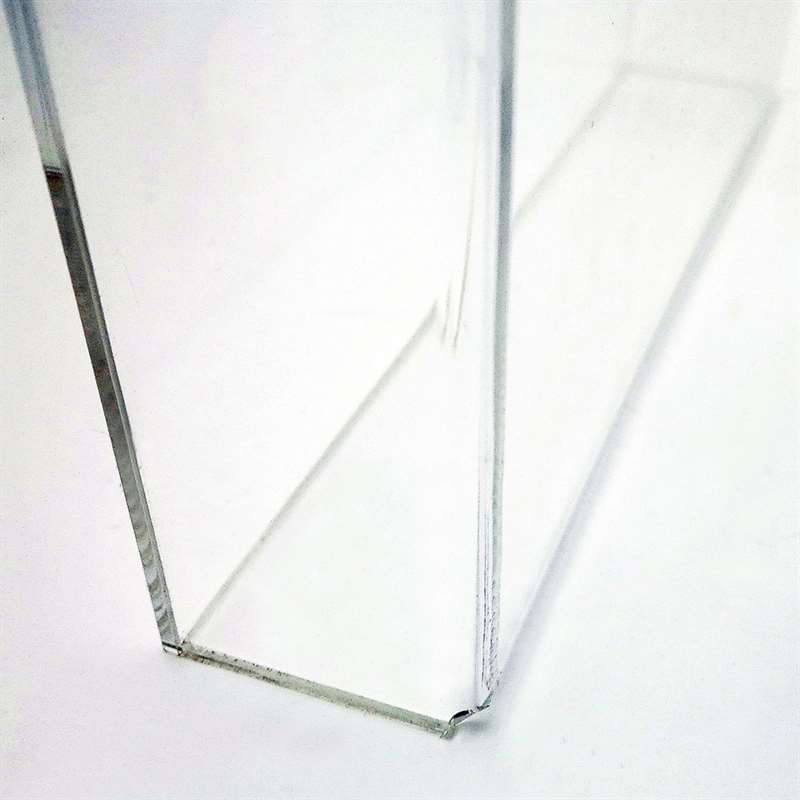 DSI Akryl brochureholder boks udendørs, horisontal, A6, Model 1205
