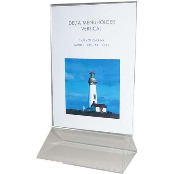 Delta Menukortholder vertikální - A5 - 14,8x21 cm