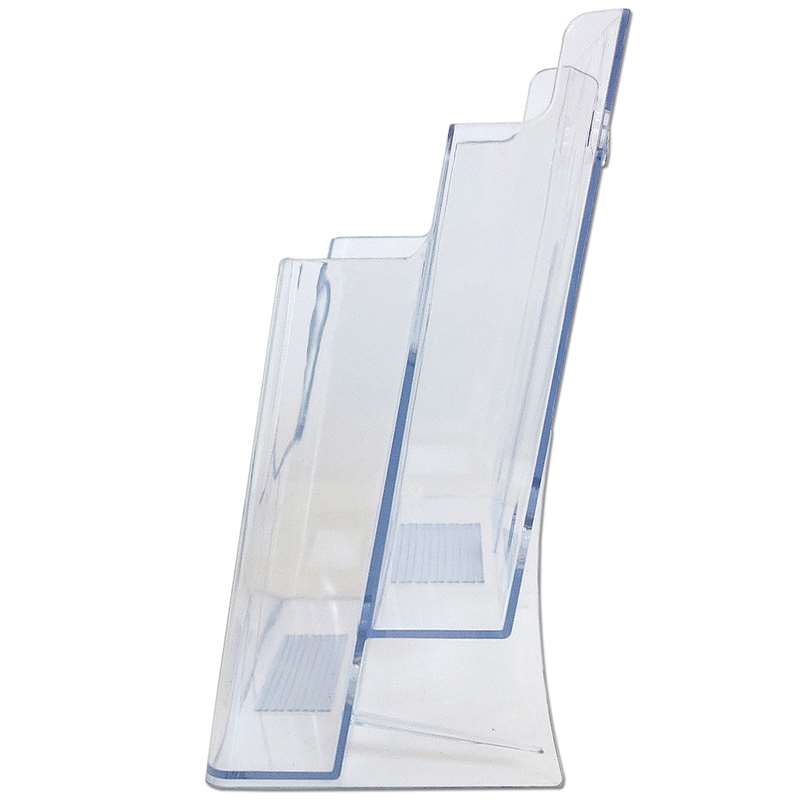 DSI Bord & Vægdispenser, akrylbrochureholder - 2 x A4, Model 1210