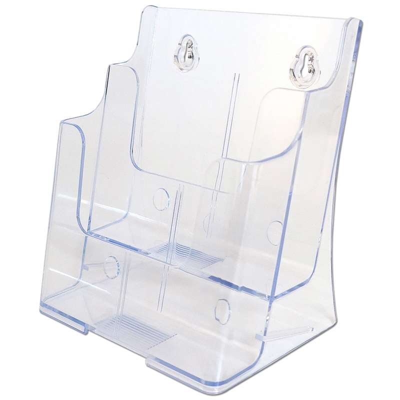 DSI Bord & Vægdispenser, akrylbrochureholder - 2 x A5, Model 1210