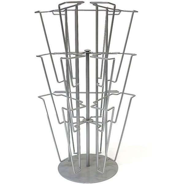 DSI Brochurecarousel til bord - 9xA4 - 21x29.7 cm, Model 831