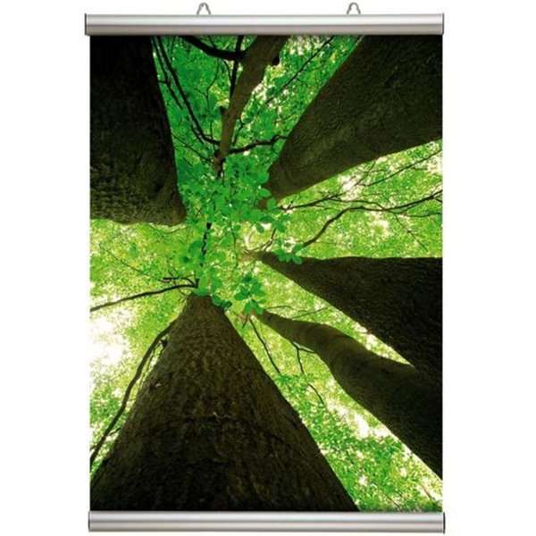 DSI Poster-Line Set, plakatophæng med 26mm aluminium plakatlister - 21cm (A4), Model 252