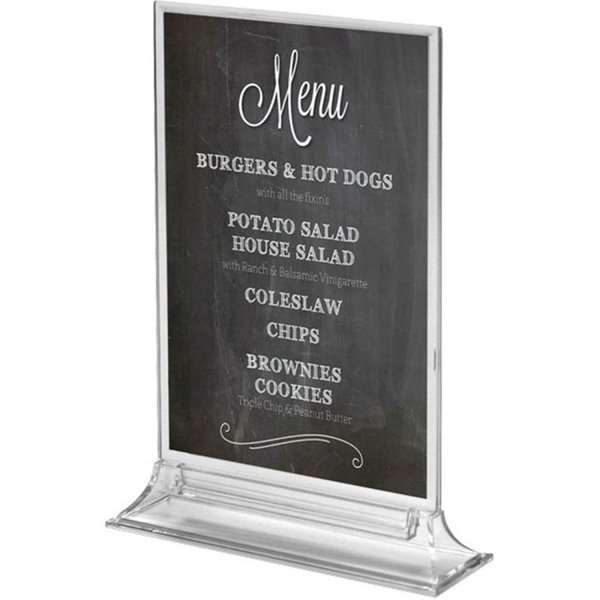 Pionowy stojak na menu - A4 - 21x29,7 cm