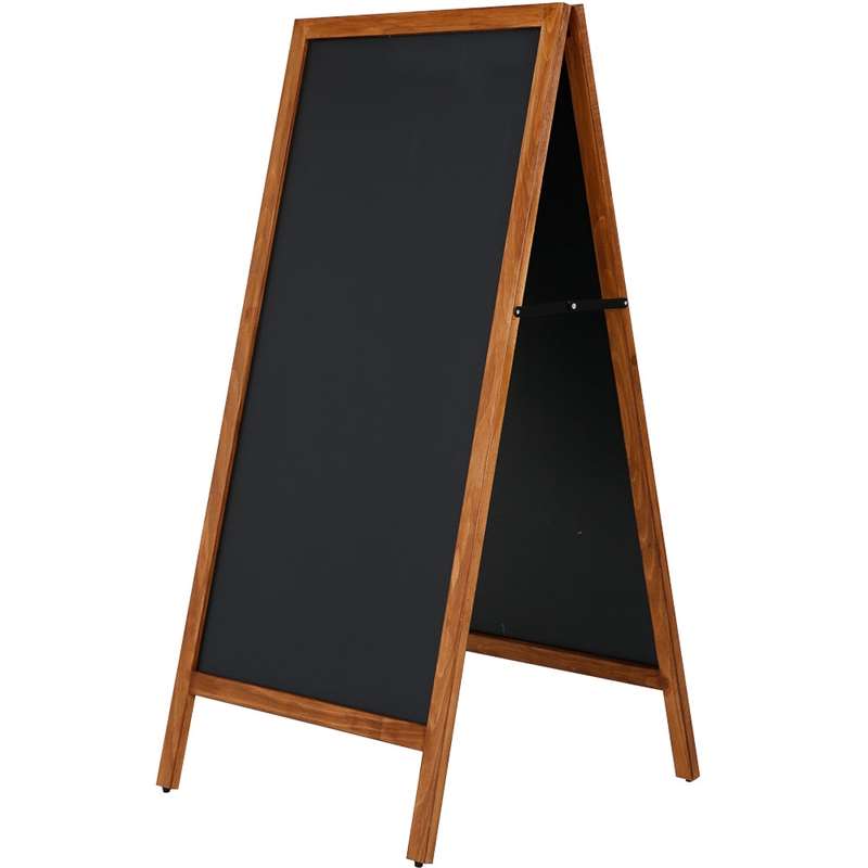 DSI Wooden gadeskilt med ståltavler, 59 x 119 cm, Model 177