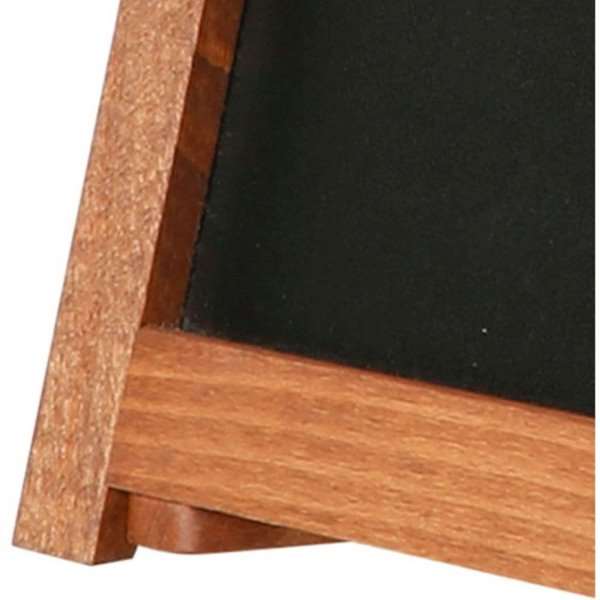 DSI Wooden bordtavle med fødder mørkt træ - A5 - 12,7x17,8 cm, Model 240