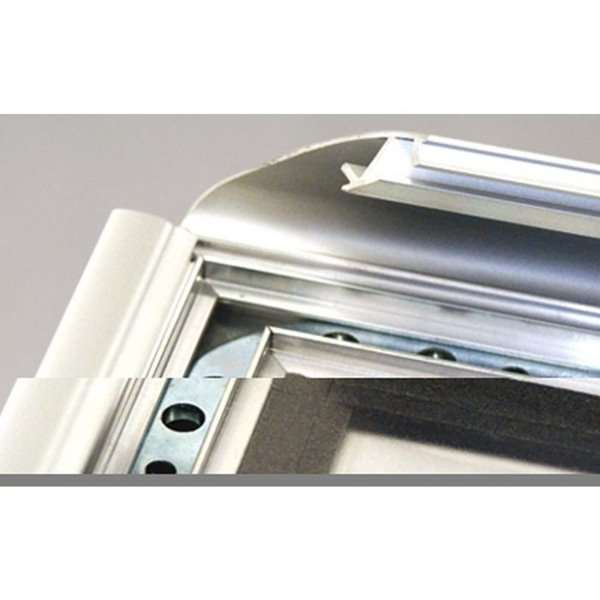 DSI Watersafe Klikramme med 35mm aluminium profil, sølv - 50x70 cm, Model 228