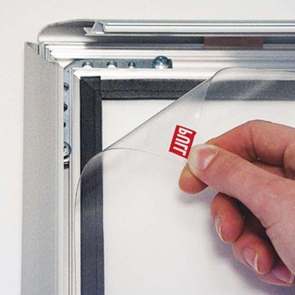 DSI Watersafe Klikramme med 35mm aluminium profil, sølv - A1, Model 228