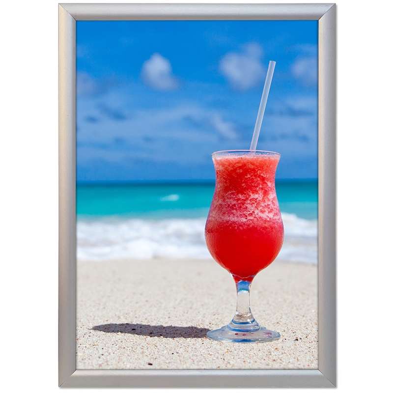 Click frame with 20mm aluminum profile, silver - A3