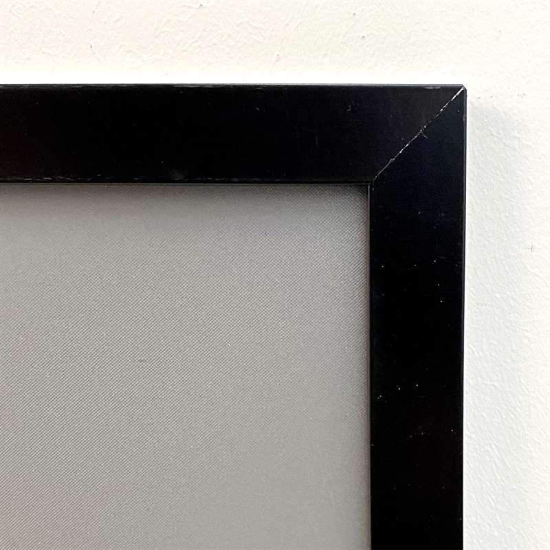 DSI Klikramme med 20mm aluminium fladprofil, sort - 50 x 70 cm, Model 227