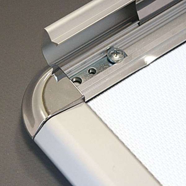 DSI Klikramme med 32mm aluminium Rondo profil, sølv - 50x70 cm, Model 221