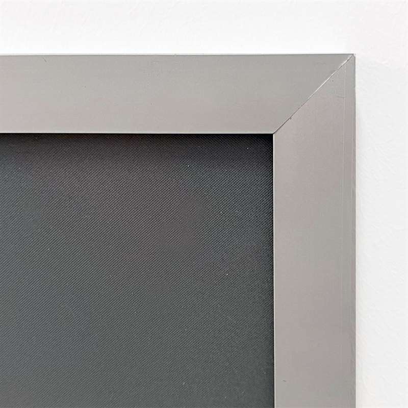 DSI Klikramme med 20mm aluminium fladprofil, sølv - 50 x 70 cm, Model 225