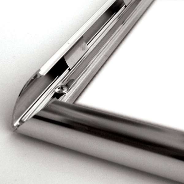 DSI Klikramme med 25mm aluminium profil, stållook - A3, Model 219