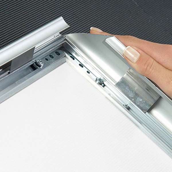 DSI Klikramme med 45mm aluminium profil, sølv - A0, Model 205