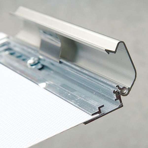 DSI Klikramme med 32mm aluminium fladprofil, sølv - A3, Model 204