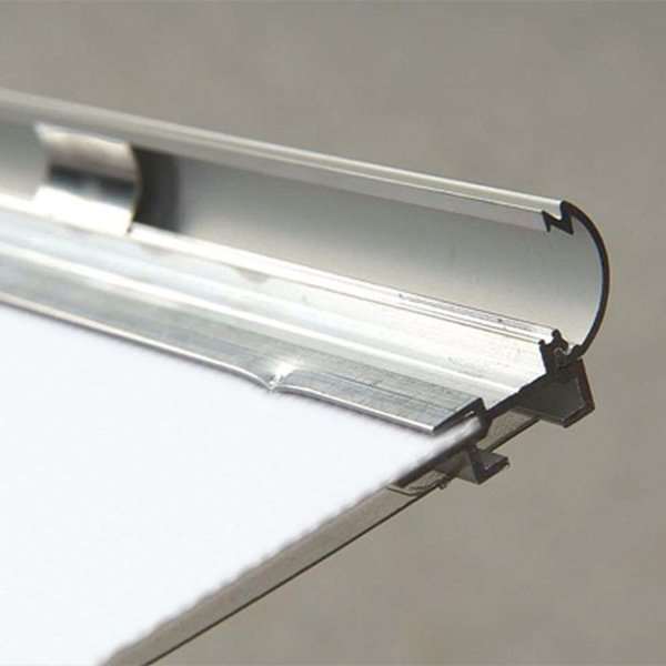DSI Klikramme med 15mm aluminium profil, sølv - A2, Model 200