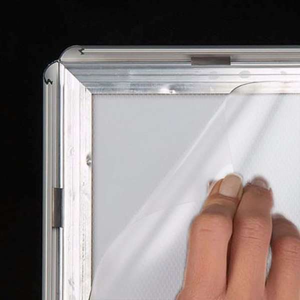 DSI Klikramme med 15mm aluminium profil, sølv - A5, Model 200
