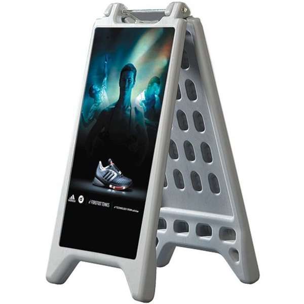 Vacu Display Signboard A - silver