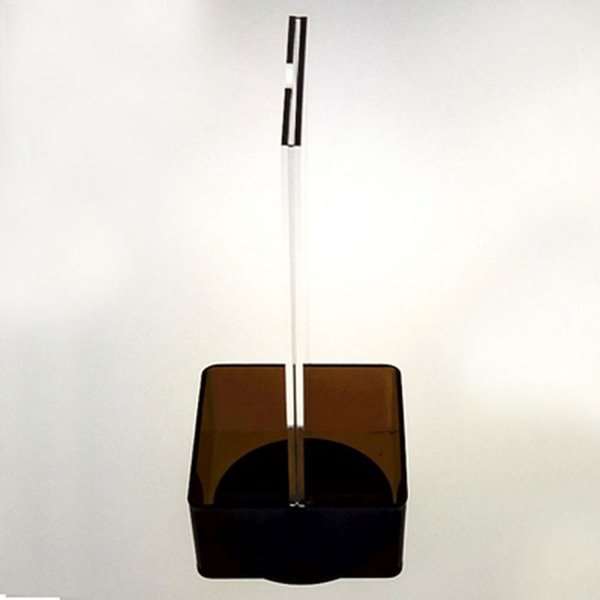 DSI Salt & Pepper Menukortholder vertikal - 2xM65 Flyer - 9.9x21 cm - sort, Model 1241