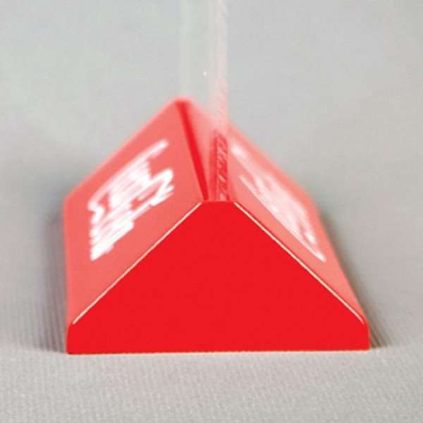 DSI Pyramid Menukortholder vertikal - A5 - 14.8x21 cm - rød, Model 1232